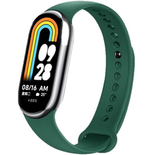 Pasek DEVIA Deluxe Sport do Xiaomi Mi Band 8 Ciemnozielony