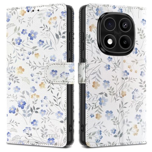 Etui TECH-PROTECT Wallet Xiaomi Redmi Note 14 Pro 5G/Pro+ Plus 5G/Poco X7 5G Kwiaty