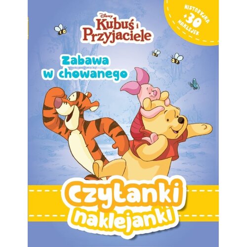 Książka z naklejkami Disney Kubuś i Przyjaciele Czytanki naklejanki. Zabawa w chowanego (miękka okładka)