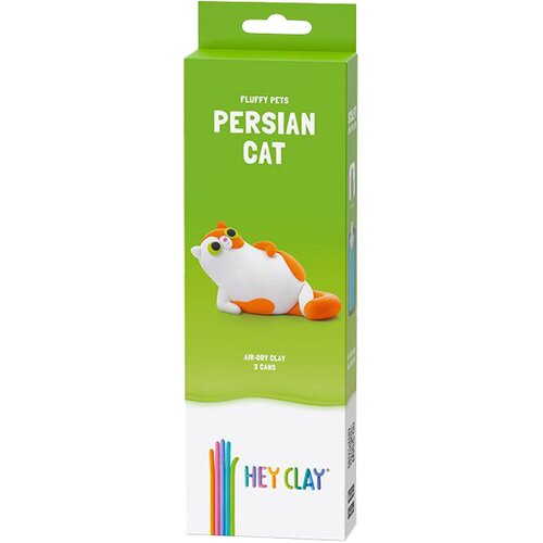 Masa plastyczna HEY CLAY Fluffy Pets Kot perski HCL30113CEE