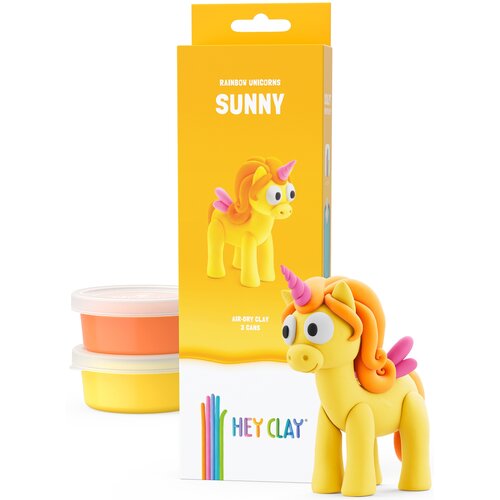 Masa plastyczna HEY CLAY Jednorożce Sunny HCL30135CEE