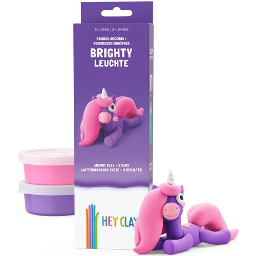 Masa plastyczna HEY CLAY Jednorożce Brighty HCL30137CEE