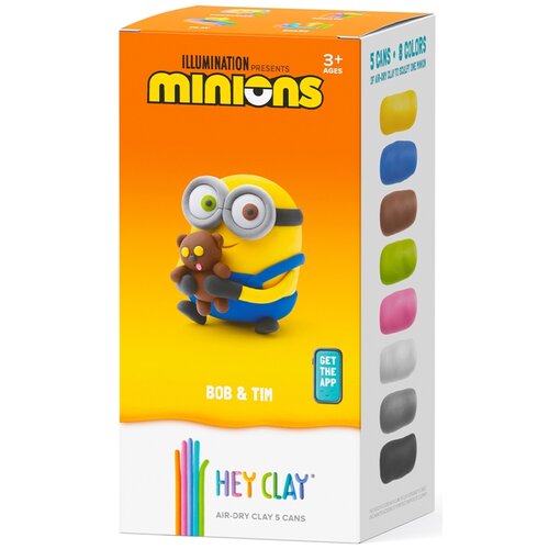 Masa plastyczna HEY CLAY Minionki Bob i Tim HCL50177
