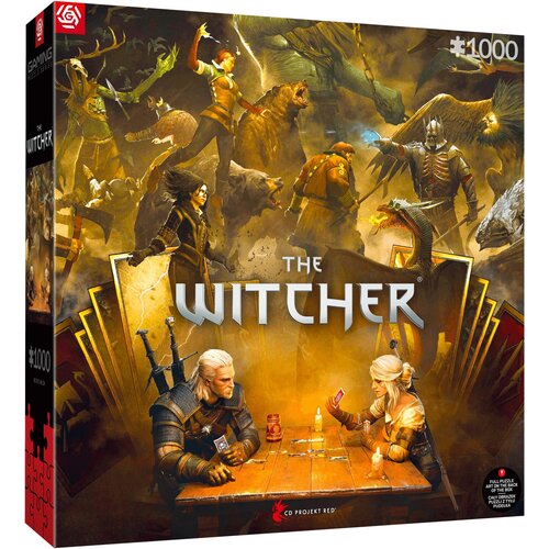 Puzzle CENEGA Gaming The Witcher (Wiedźmin) Playing Gwent (1000 elementów)