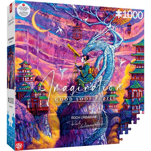 Puzzle CENEGA Imagination Roch Urbaniak Sakura i Ryu (1000 elementów)