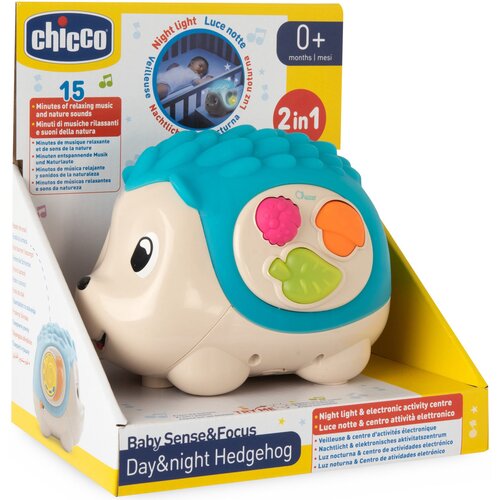 Zabawka interaktywna CHICCO Baby Sense & Focus Jeżyk 2w1 Dzień i Noc 00011592000000