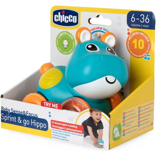 Zabawka interaktywna CHICCO Baby Sense & Focus Jeżdżący Hipcio 00012153000000