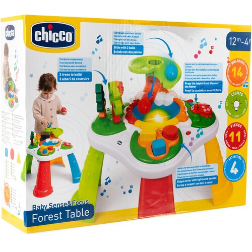 Zabawka interaktywna CHICCO Baby Sense & Focus Stolik Leśni Przyjaciele 00012164000000