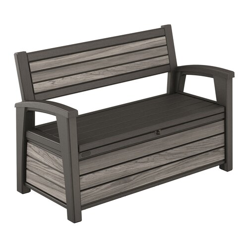 Ławka ogrodowa KETER Deco Garden Bench Szary