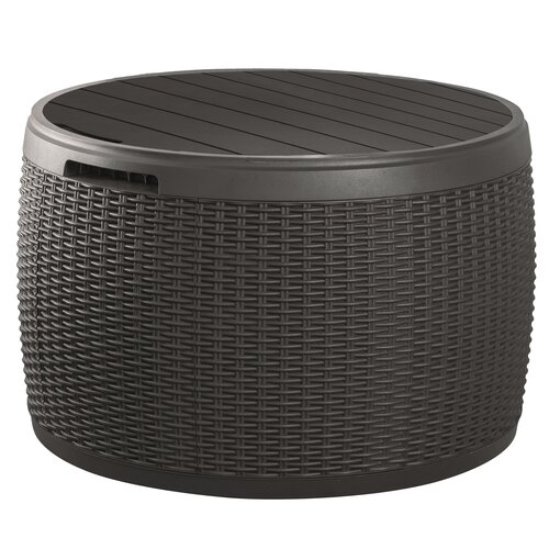 Skrzynia ogrodowa KETER Circa Rattan 140 L Brązowy