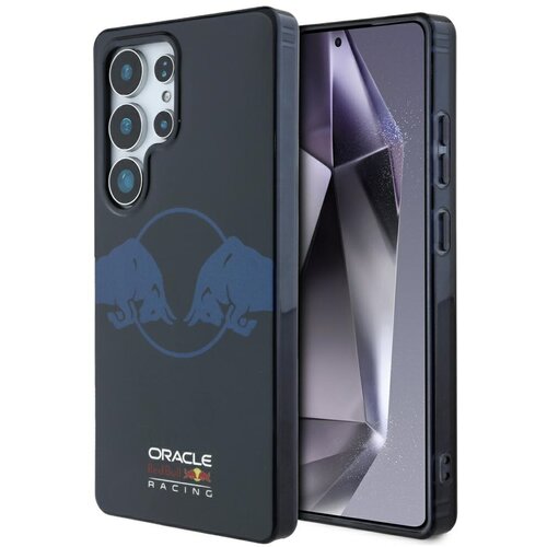 Etui RED BULL Two Bulls Logo MagSafe do Samsung Galaxy S25 Ultra Granatowy