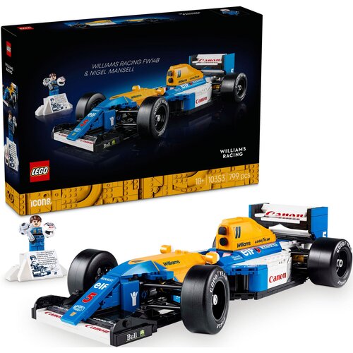 LEGO 10353 ICONS Williams Racing FW14B i Nigel Mansell