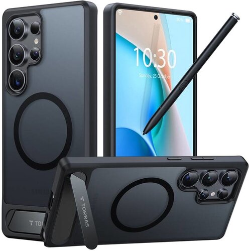 Etui TORRAS Pstand Series do Samsung Galaxy S25 Ultra Czarny