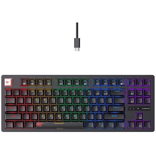 Klawiatura HAVIT KB892L RGB Czarny