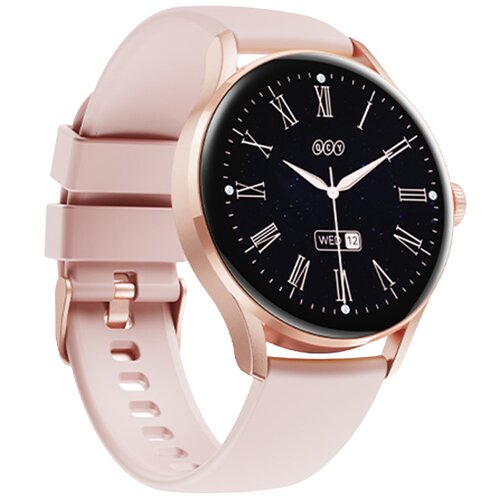 Smartwatch QCY Elite Gold Różowe złoto