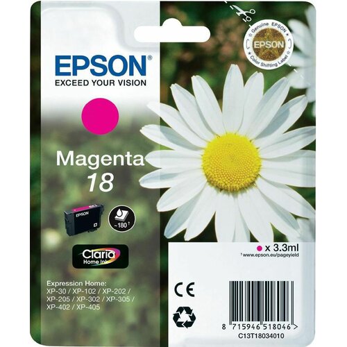 Tusz EPSON T1803 Purpurowy 3.3 ml C13T18034010