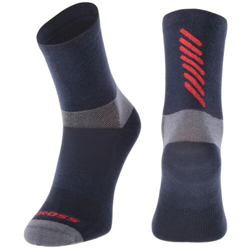Skarpetki rowerowe KROSS Rubble Mid (rozmiar XL) Niebieski