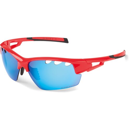 Okulary rowerowe KROSS DX-Race 2 T4COK000013RDBK Czerwono-czarny