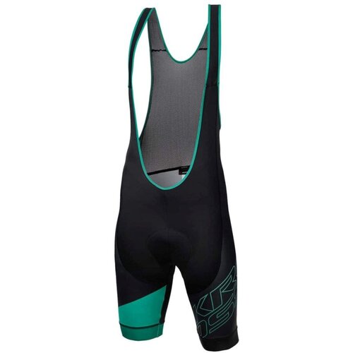 Spodenki rowerowe KROSS Rubble Bib Sho (rozmiar XXL) Czarno-zielony