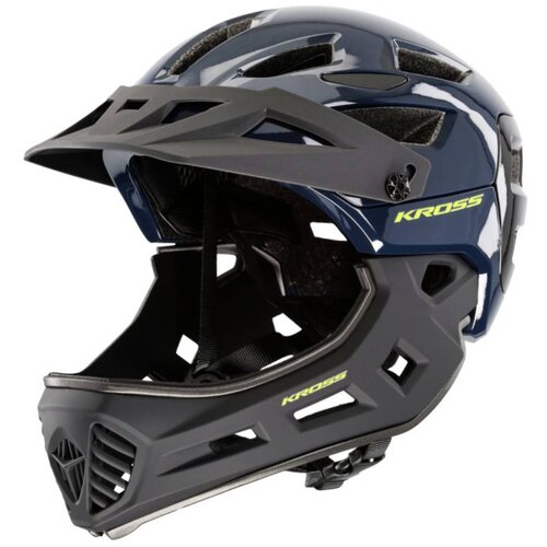 Kask rowerowy KROSS Salti FF Czarny dla Dzieci (rozmiar S)