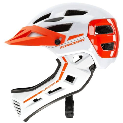 Kask rowerowy KROSS Salti FF Szary dla Dzieci (rozmiar S)