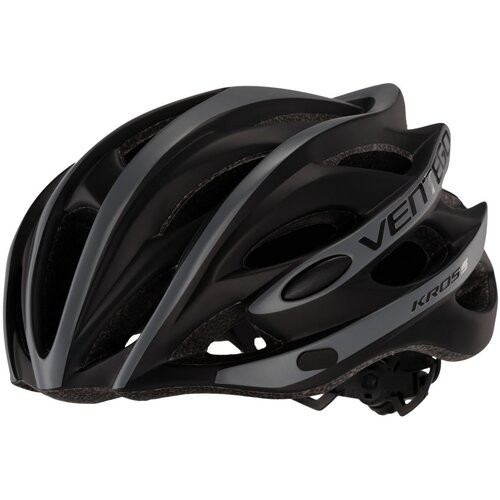 Kask rowerowy KROSS Ventego Czarny Szosowy (rozmiar M)