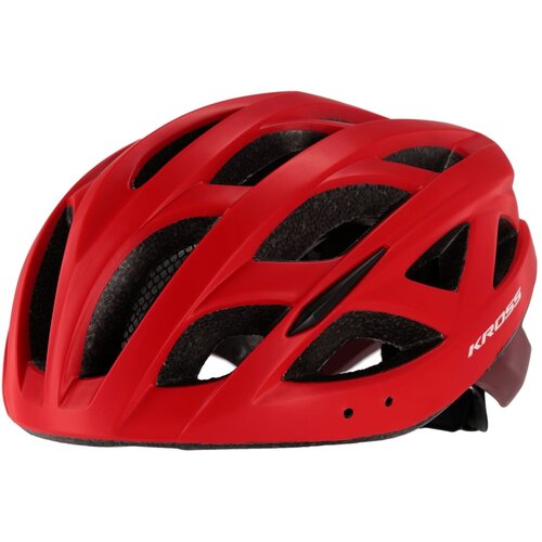 Kask rowerowy KROSS Vincitore Czerwony MTB (rozmiar L)