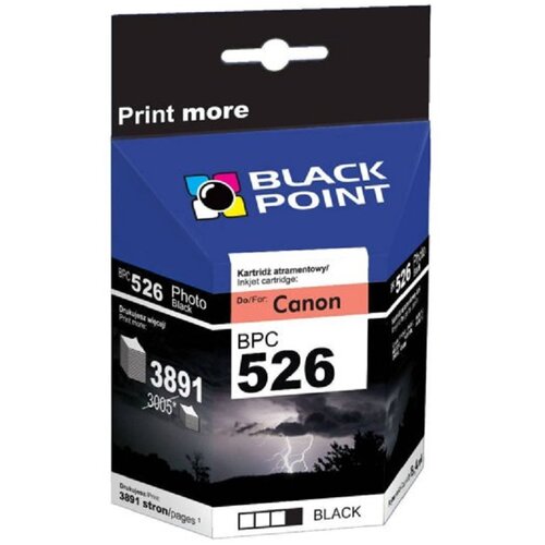 Tusz BLACK POINT do Canon CLI-526BK Czarny 8 ml BPC526BK
