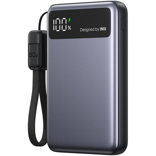 Powerbank INIU Pocket Pro Slim 10000 mAh 45W Czarny