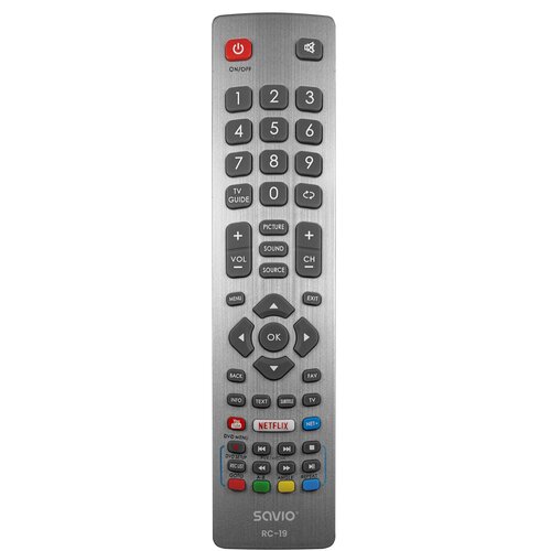 Pilot uniwersalny SAVIO RC-19 do Sharp Smart TV