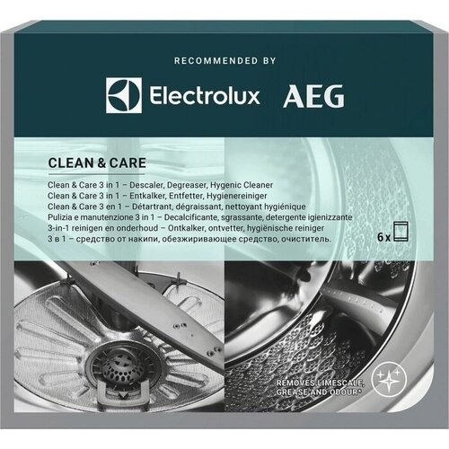 Preparat do pralki i zmywarki ELECTROLUX Clean&Care 3w1 (6 x 50 g)