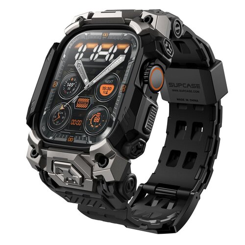 Pasek SUPCASE UB Ore do Apple Watch Ultra 1/2 (49 mm) Czarny