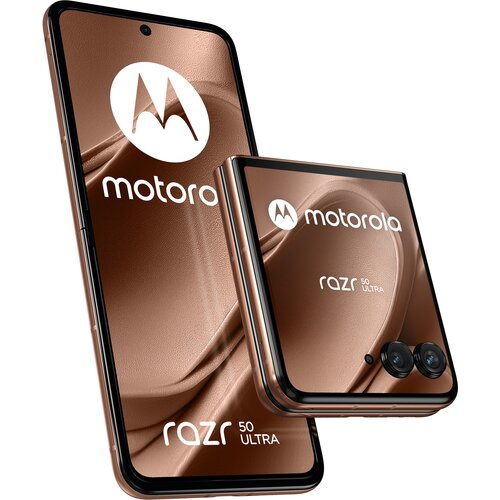 Smartfon MOTOROLA Razr 50 Ultra 5G 12/512GB 6.9" 165Hz Brązowy PB1T0117PL