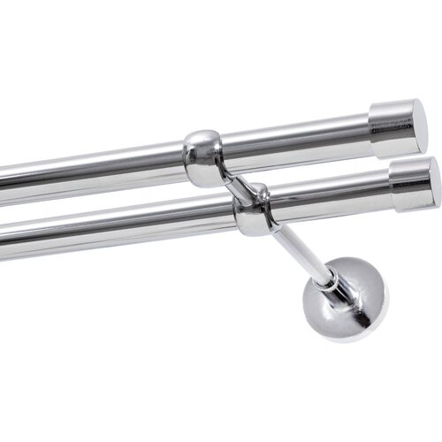 Karnisz DECASTYL Luna Podwójny 320 cm Chrom