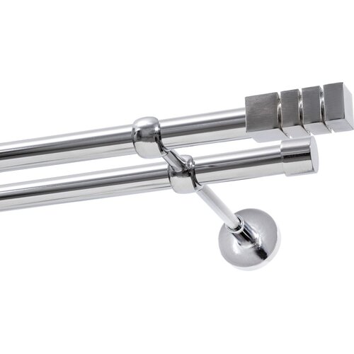 Karnisz DECASTYL Dion podwójny 320 cm Chrom