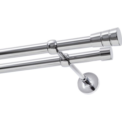 Karnisz DECASTYL Stożek podwójny 320 cm Chrom