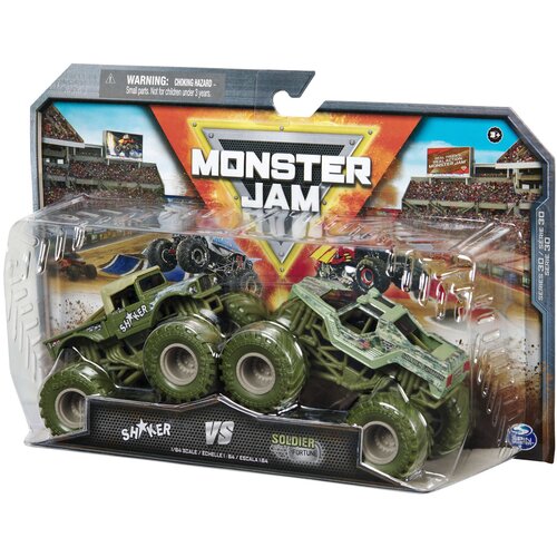 Zestaw pojazdów SPIN MASTER Monster Jam Shaker vs Soldier Fortune 6064128, 20148543