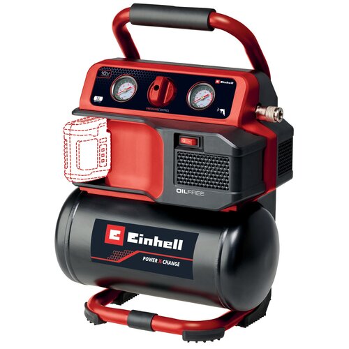 Kompresor bezolejowy EINHELL TE-AC 18/75 Li OF-Solo 4020410