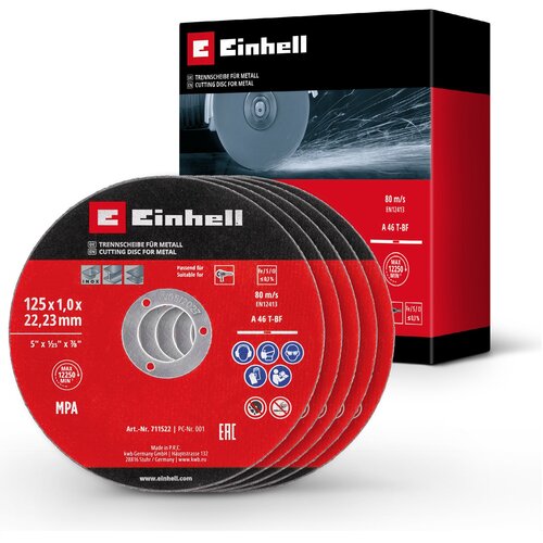 Tarcza do cięcia EINHELL 49711522 125 mm (5 szt.)