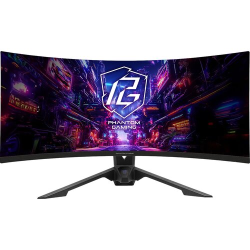 Monitor ASROCK Phantom Gaming PG34QRT3A 34" 3440x1440px 180Hz 1 ms [MPRT] Curved