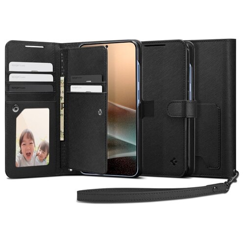 Etui SPIGEN Wallet S Pro do Samsung Galaxy S25+ Czarny