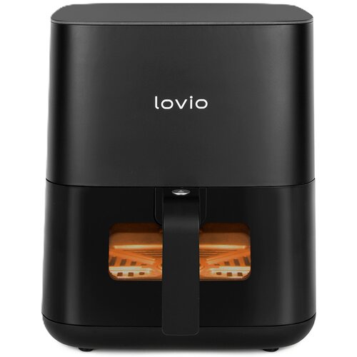 Air Fryer Frytkownica beztłuszczowa LOVIO HOME PureFry LVAF001BK z okienkiem do obserwacji postępów gotowania
