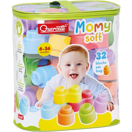 Klocki plastikowe QUERCETTI Miękkie klocki Momy Soft 040-4143
