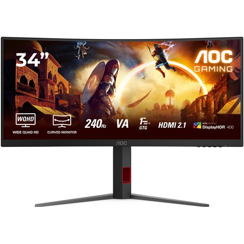Monitor AOC CU34G4Z 34" 3440x1440px 240Hz 0.5 ms [MPRT] Curved