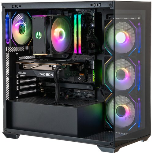 Komputer MAD DOG KRUX-EXO-I02WR32WP i5-13400F 32GB RAM 1TB SSD Radeon RX7600 Wi-Fi Windows 11 Professional