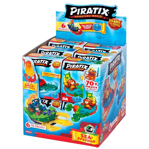 Zestaw figurek MAGIC BOX Piratix Adventure World Shark Treasure Sea Speeder PPX2D412IN00 (1 figurka)