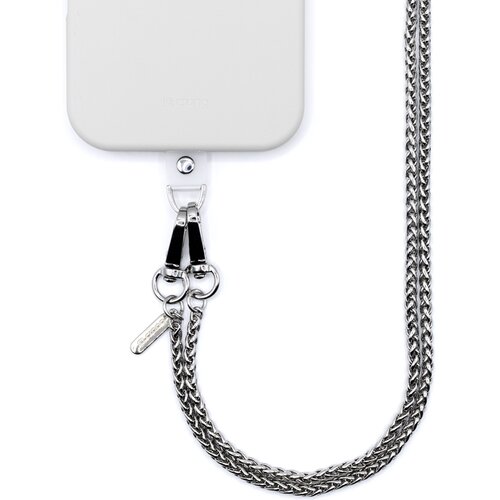Smycz do telefonu CRONG Phone Crossbody Srebrny
