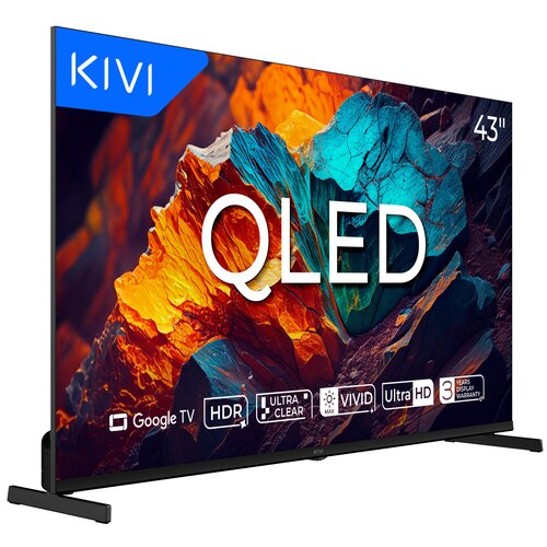Telewizor KIVI 43U720QB 43" QLED 4K Google TV HDMI 2.1
