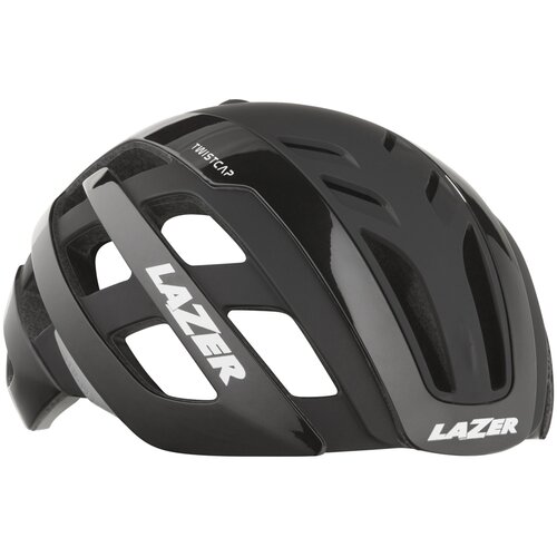 Kask rowerowy LAZER Century Czarny mat Szosowy z lampką (rozmiar M)