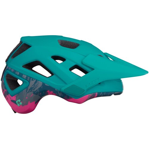 Kask rowerowy LAZER Jackal KinetiCore Turkusowy MTB (rozmiar L)